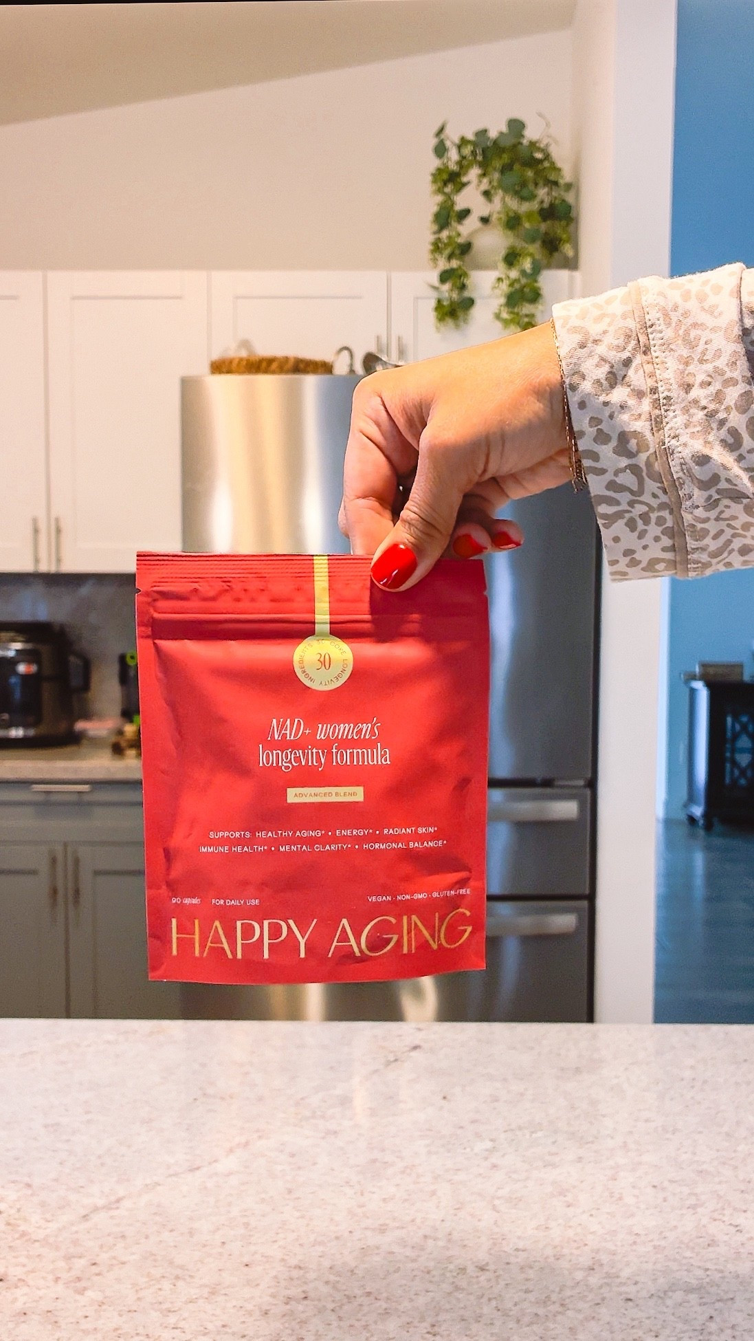 Happy aging but in a capsule 💊✨

Energy, radiant skin, mental clarity, and hormonal balance 🫶 Not mad at it.

If you want to check them out, use my code LYNNETTE at HappyAging.com￼ 💕

#HappyAging #WomensWellness #Longevity #SelfCare #EnergyBoost

#LTKgrwm #LTKmorningroutine #LTKselfcare