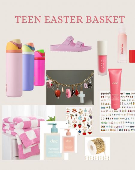 Teen Easter basket, teen girl Easter basket, teen girl gifts, trending now, trending for teens, summer Fridays, charm necklaces, Amazon gifts, dae, birkenstocks

#LTKfindsunder50