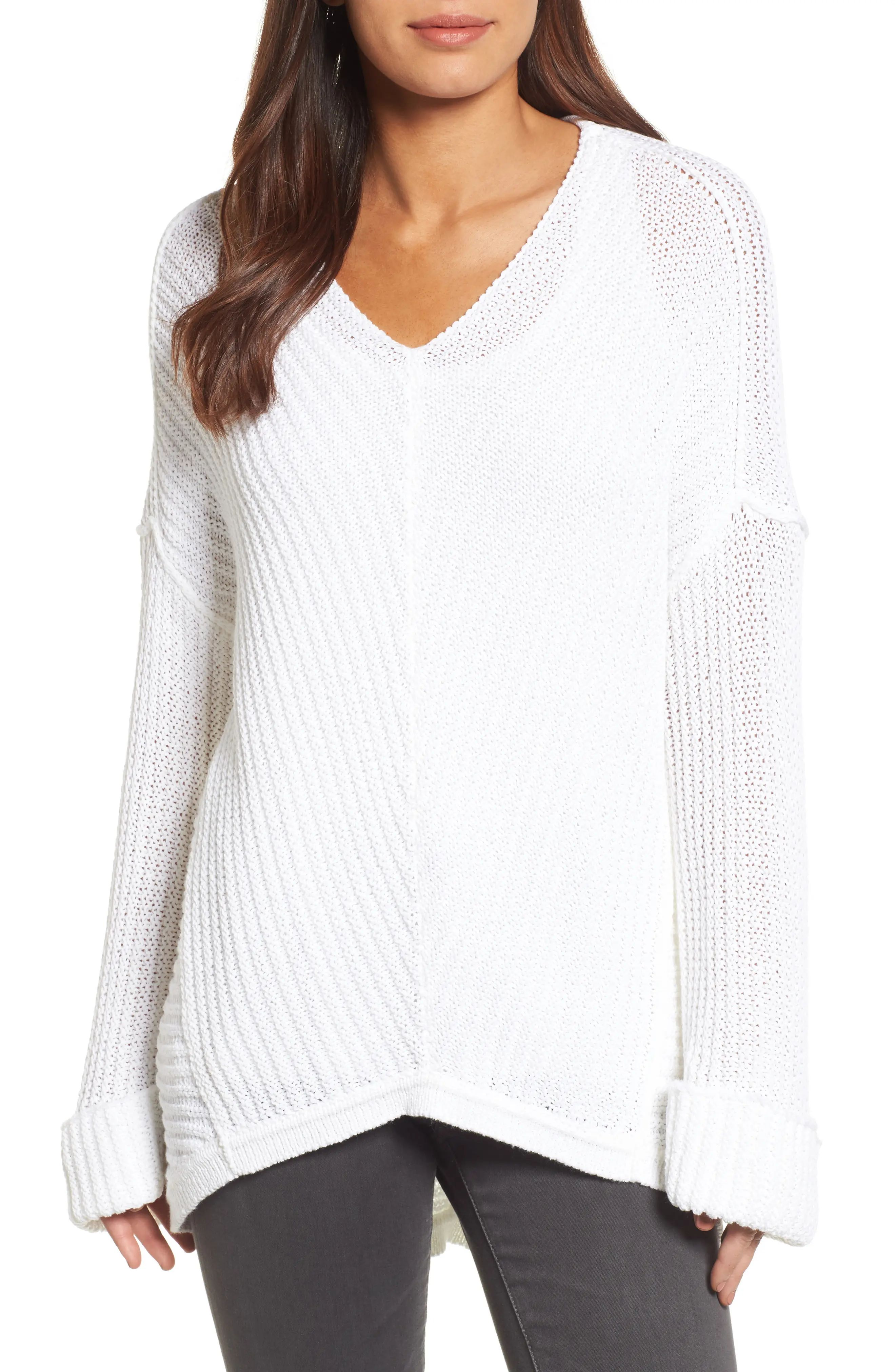 Cuffed Sleeve Sweater | Nordstrom