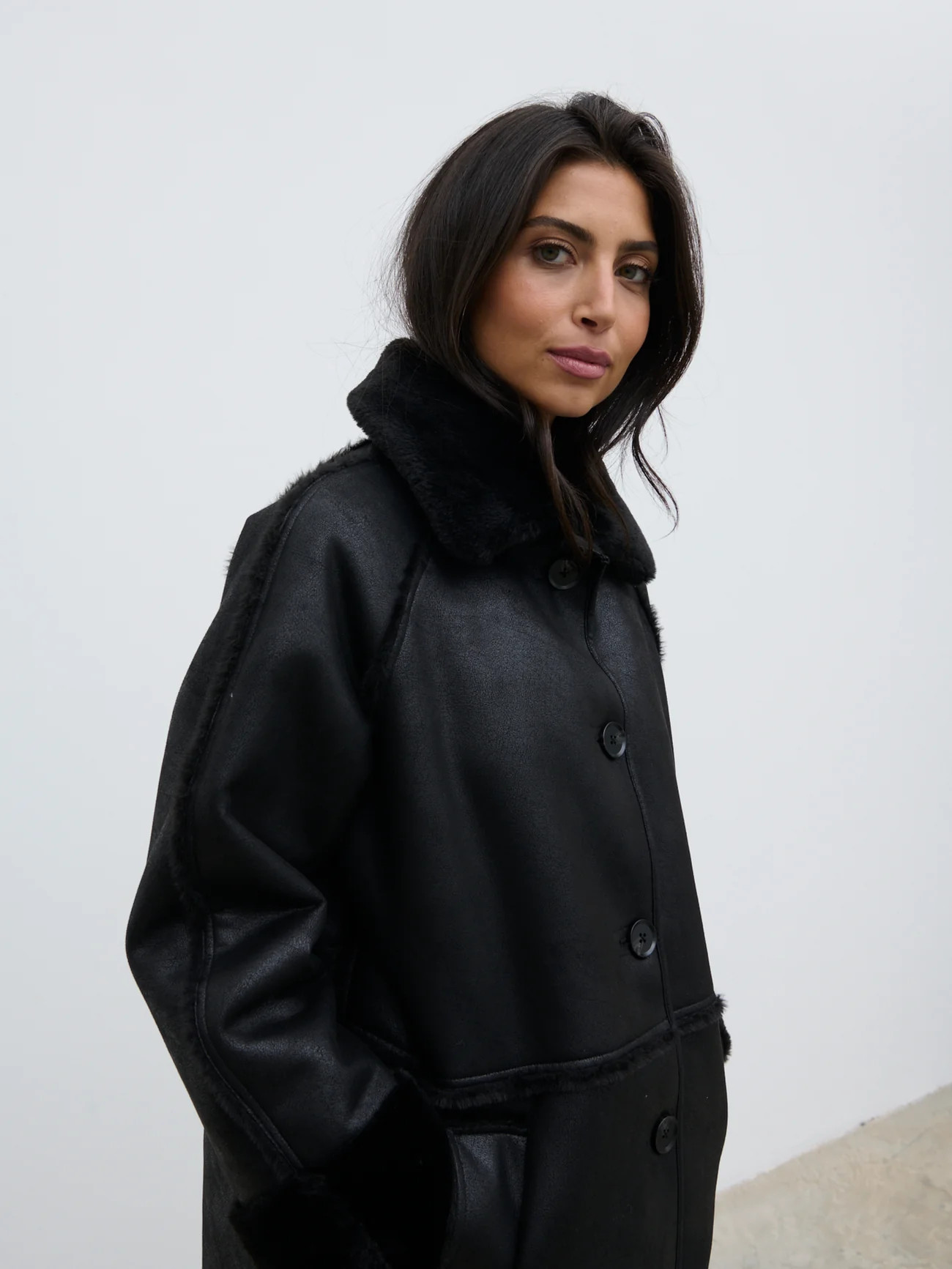 Sawyer Aviator Coat | Pretty Lavish (UK)