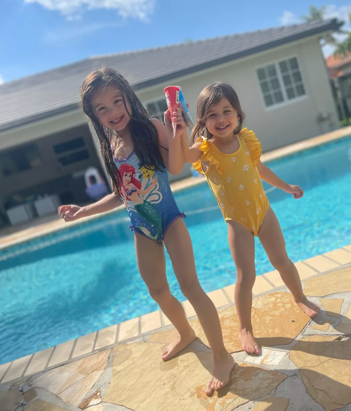 Kanu Surf Girls' Toddler Jasmine Flounce Bikini Beach Sport 2