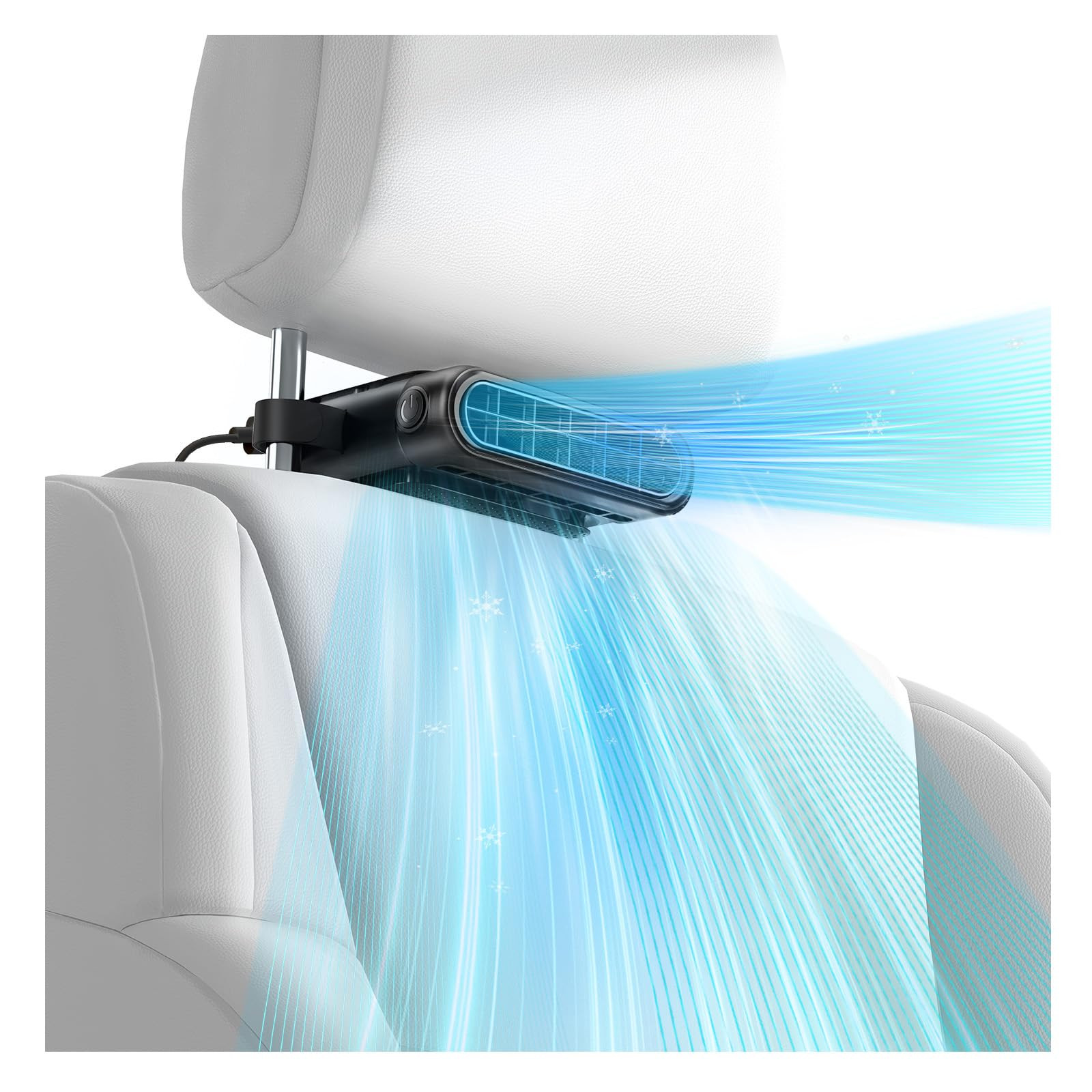 Car Seat Fan with Seatback Cooling Airflow for Driver & Back Seat Passengers, 3-speed Quiet USB B... | Amazon (US)