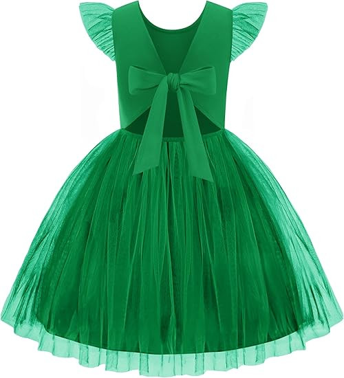 Arshiner Toddler Tutu Dress Little Girls Summer Tulle Backless Party Birthday Cotton Dresses 2-6Y | Amazon (US)