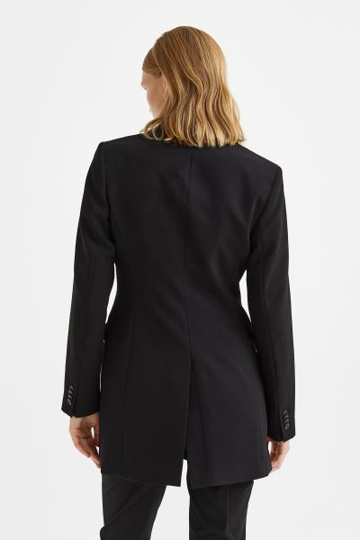 Einreihiger Blazer - Schwarz - Ladies | H&M AT | H&M (DE, AT, CH, NL, FI)