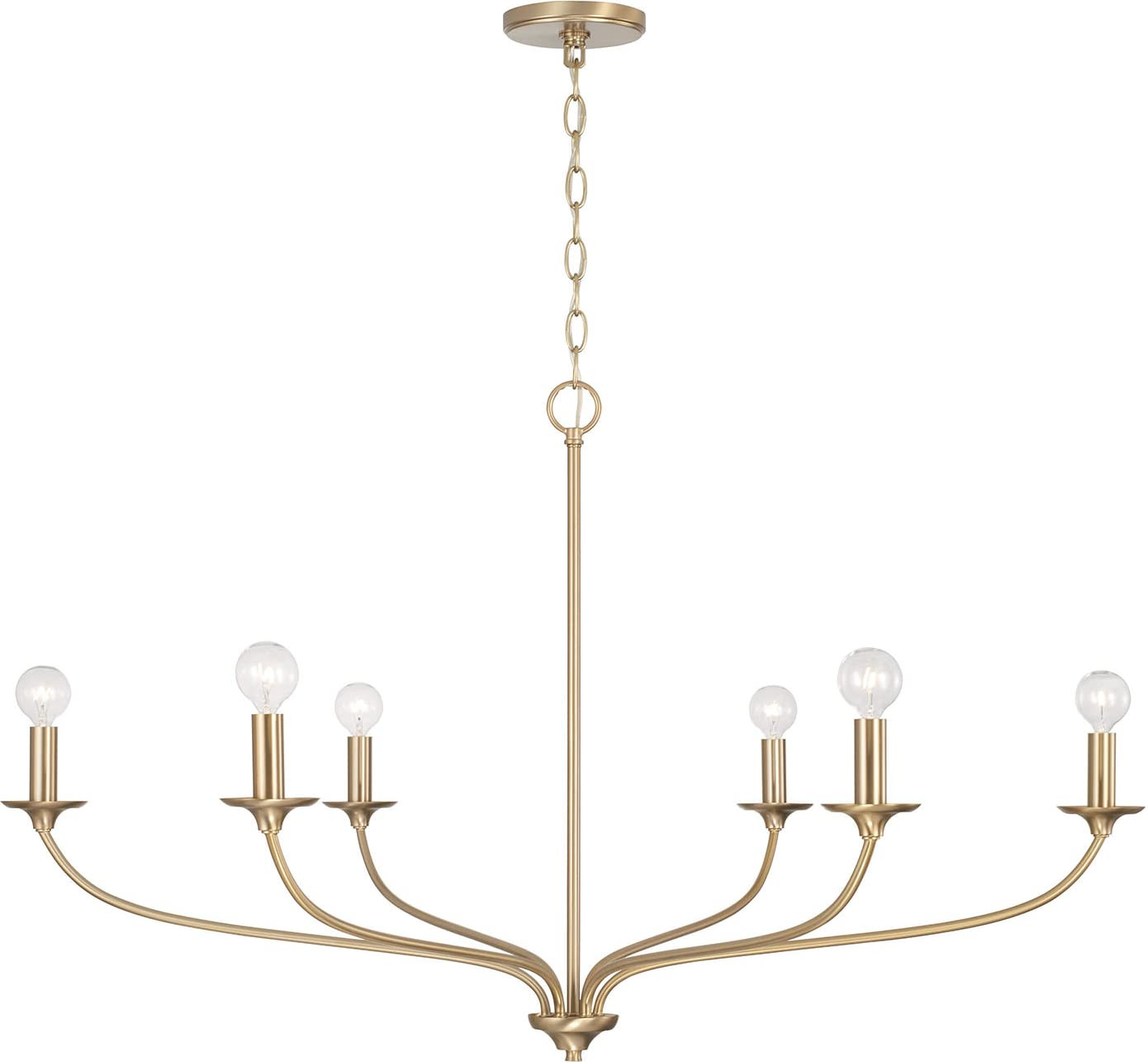 Capital Lighting 449961MA Dolan Transitional Minimalist Style Large Round Chandelier, 6-Light 360... | Amazon (US)