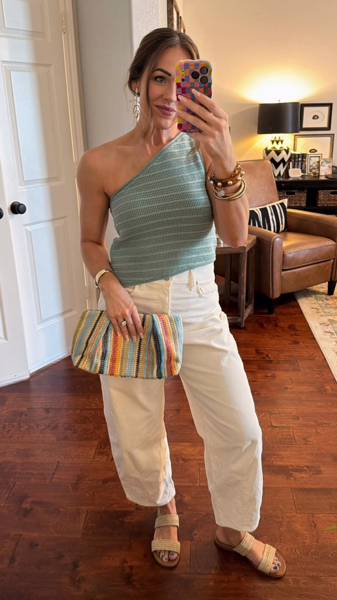 Date night outfit spring fashion 2026 American Eagle sweater top target barrel leg pants summer bags

#LTKTravel #LTKFestival #LTKOver40