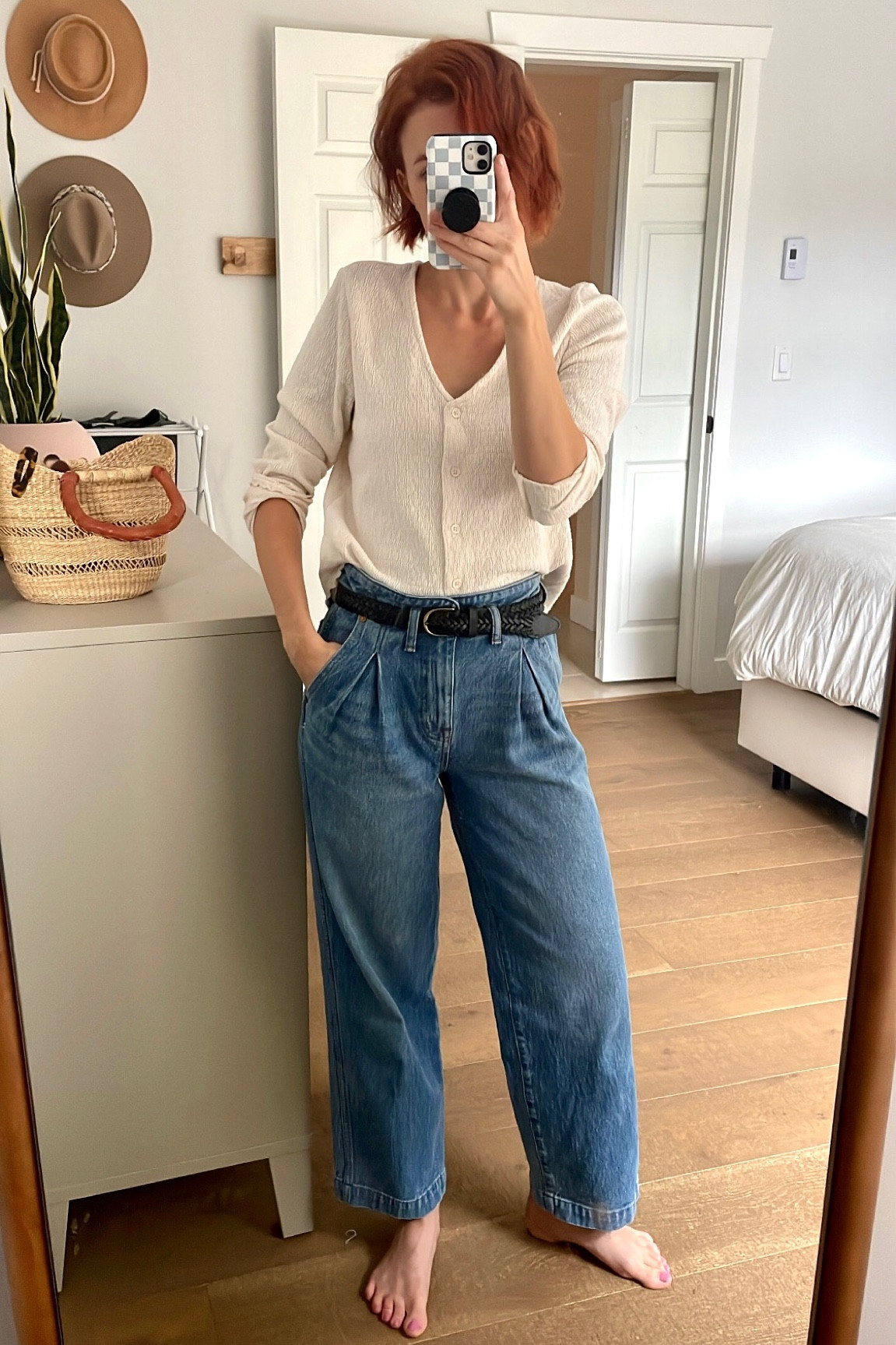 the coolest wide leg pleated jeans from Madewell 👖😍

#LTKxMadewell #LTKsalealert #LTKfindsunder50