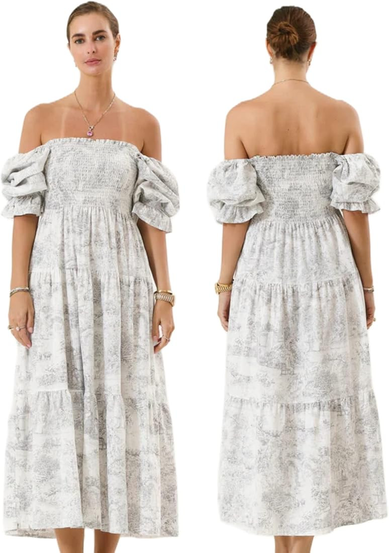 NOTHING FITS BUT Women’s Classic Linen Nursing Dress, Cotton Kiko Maternity Gown, Casual Matern... | Amazon (US)