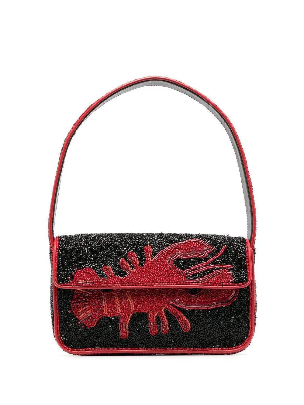 STAUD Tommy Beaded Lobster Shoulder Bag - Farfetch | Farfetch Global