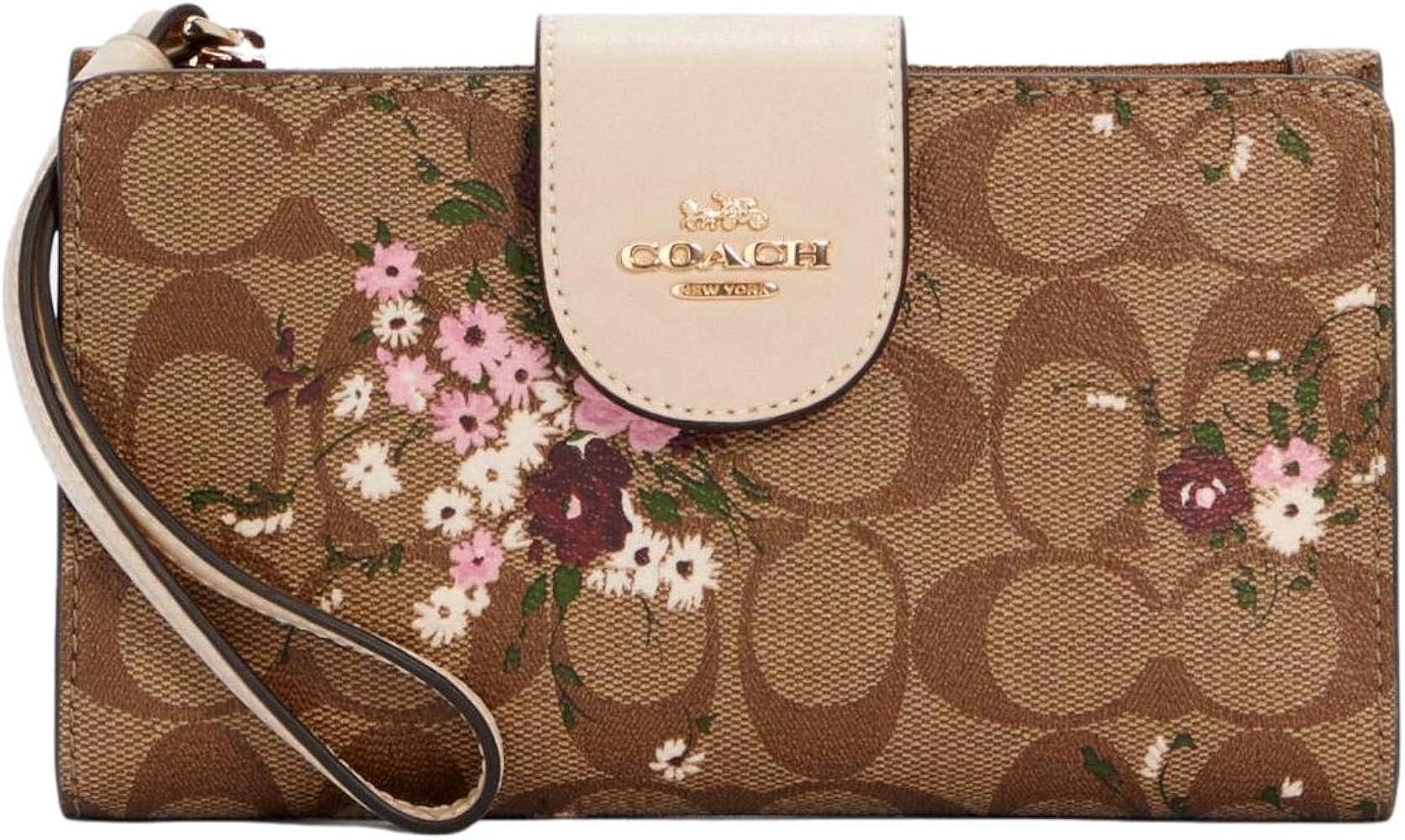 COACH Womens Tech Phone Wallet In Signature Canvas | Amazon (US)