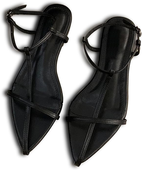 N.N.G Women Flat Sandals Dressy Srtappy Slingback Mules Cute Evening Vegan Leather Gladiator Desi... | Amazon (US)