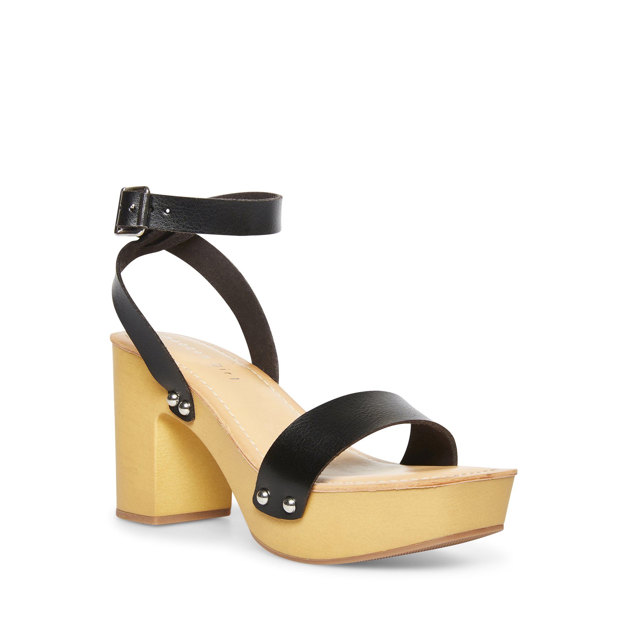 Madden Girl Coda Heeled Clog Sandal (Women's) | Walmart (US)