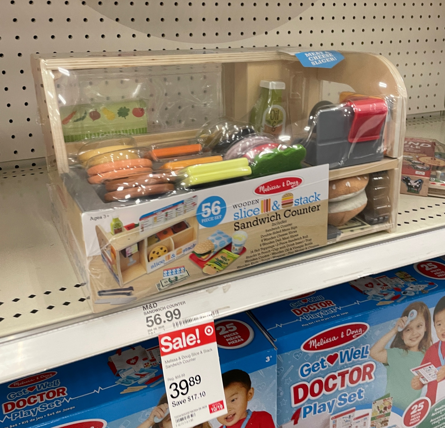 One of Greysyn’s favorite toys is on sale!  Your child will have their imagination moving between the drink machines, different sandwich options, & the choice between cookies & chips!

#MelissaandDoug out do themselves every single time and it makes the prices worth it every time!😍💙

#DevelopmentalToys #MontessoriToys #FunToys #HolidayGiftd

#LTKFindsUnder50 #LTKGiftGuide #LTKSaleAlert