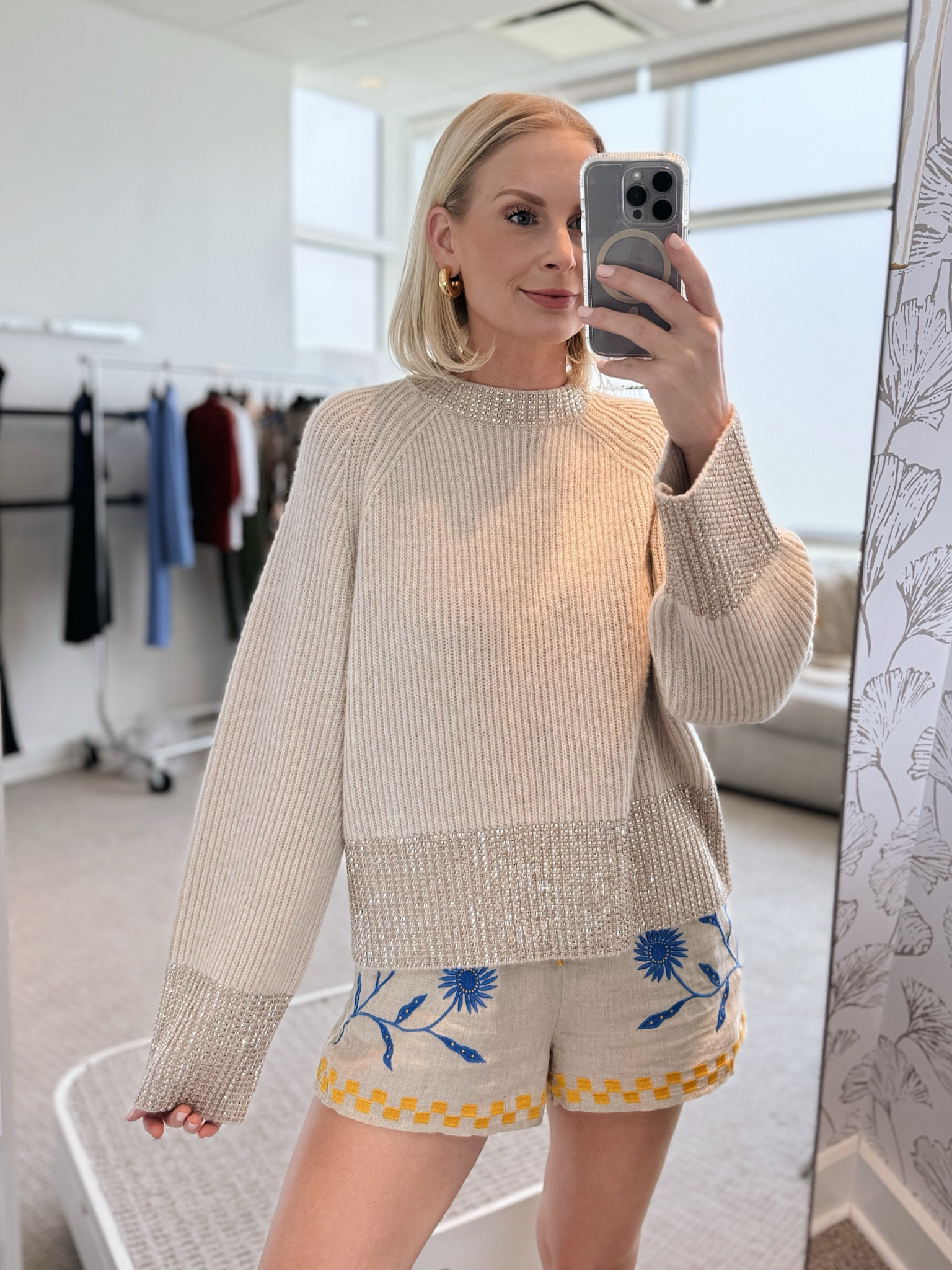 Obsessed with this gorgeous embellished sweater! It runs big/has an oversized fit. I’m in the XS here! 

#LTKStyleTip