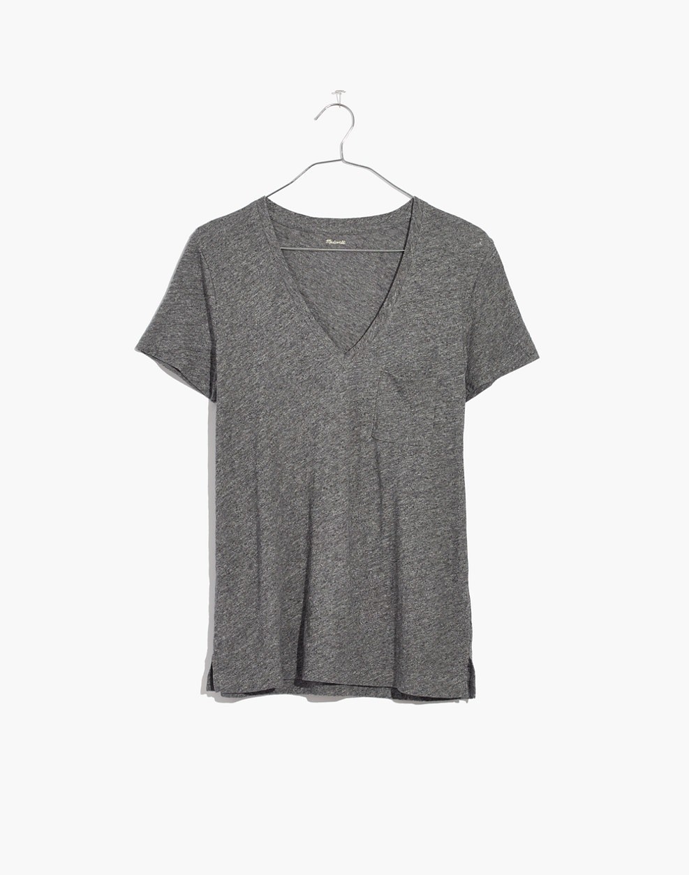 Whisper Cotton V-Neck Pocket Tee | Madewell
