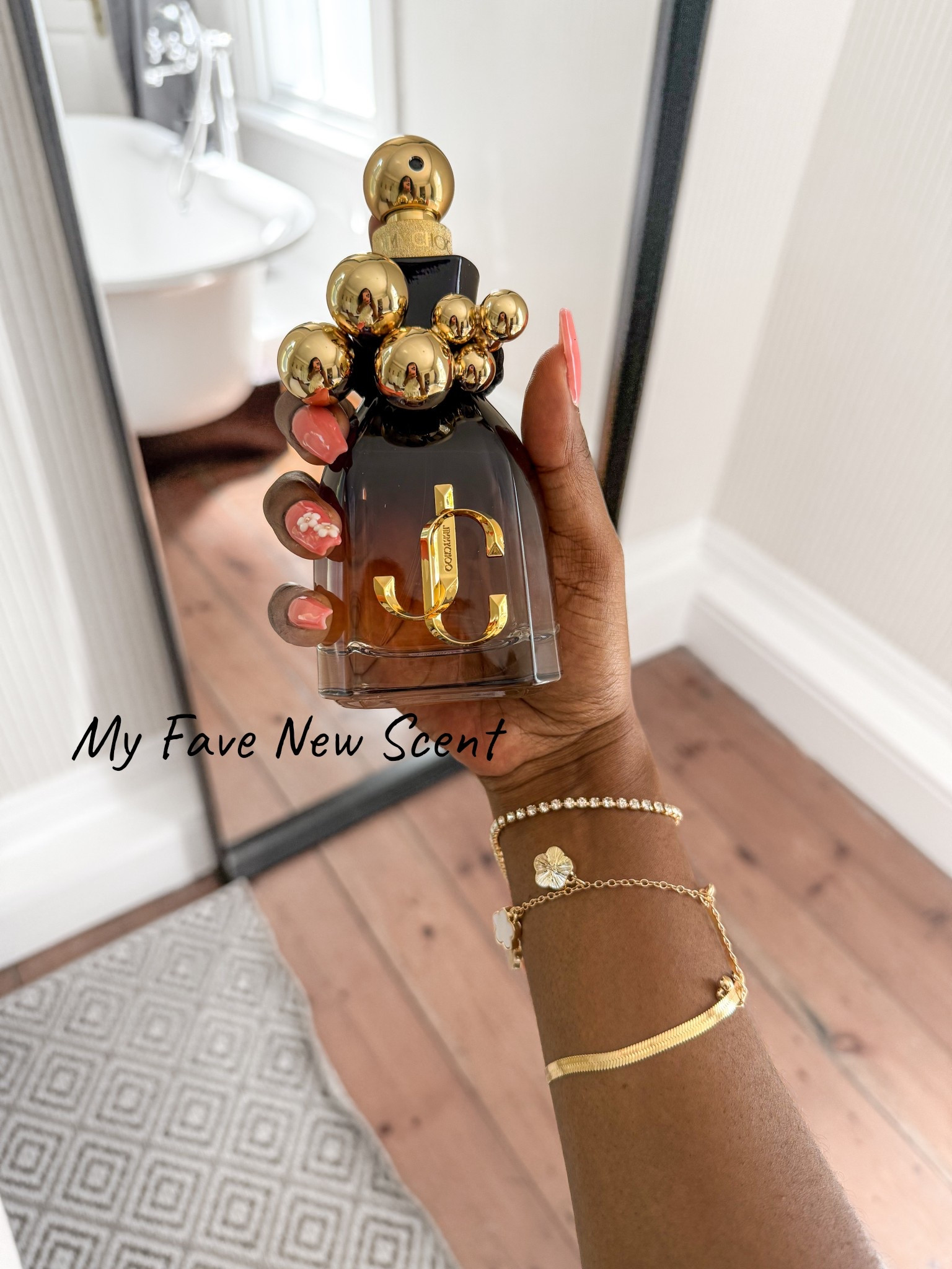New fave addition- Jimmy Choi I want Choo eau de parfum. Nothing completes a look like a good scent and pieces of cute jewelry. Simple but impactful ‼️

#LTKgrwm #LTKBeauty #LTKselfcare