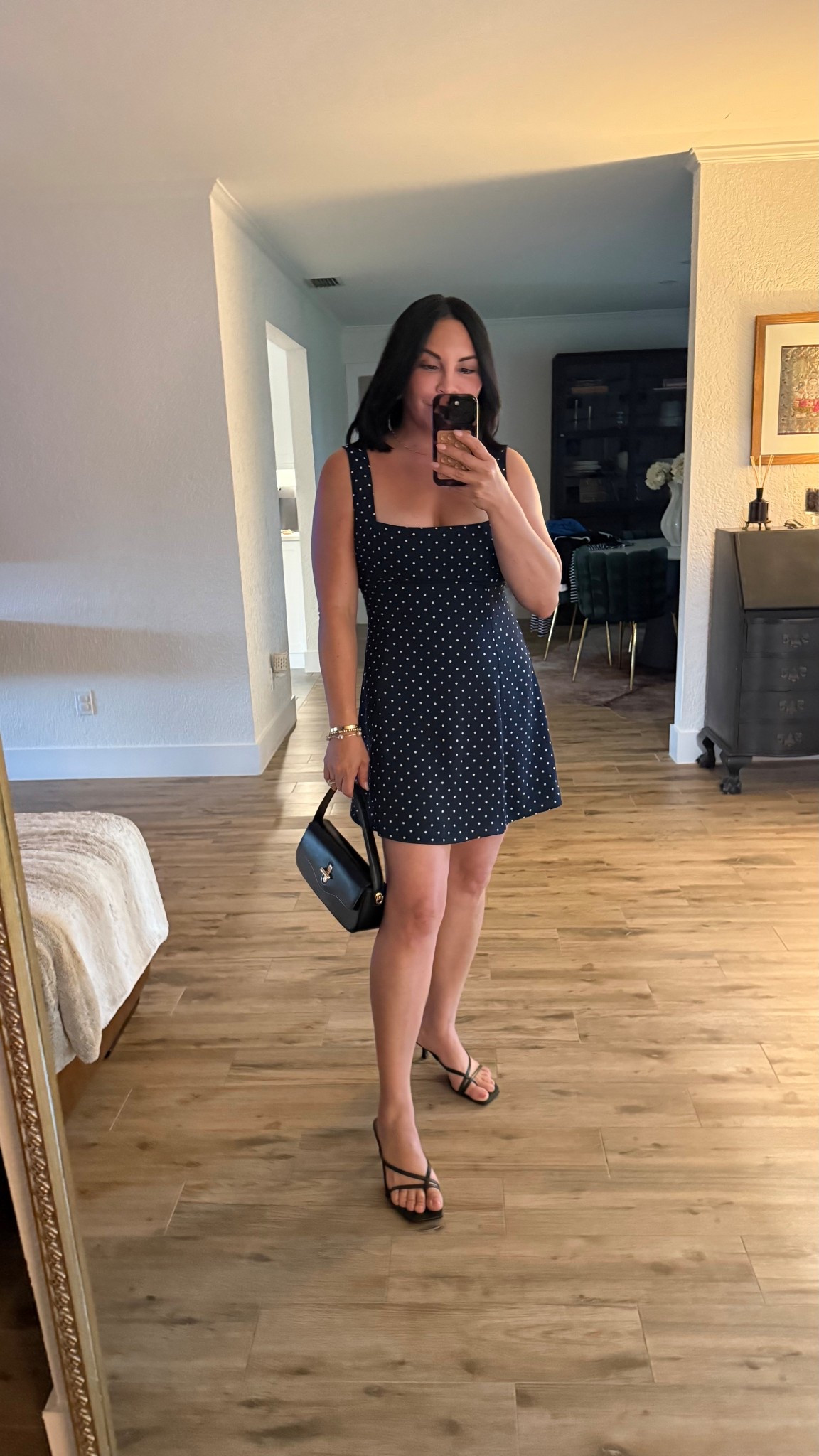 Polkadotted mini dress

#LTKgrwm #LTKootd #LTKmomlife