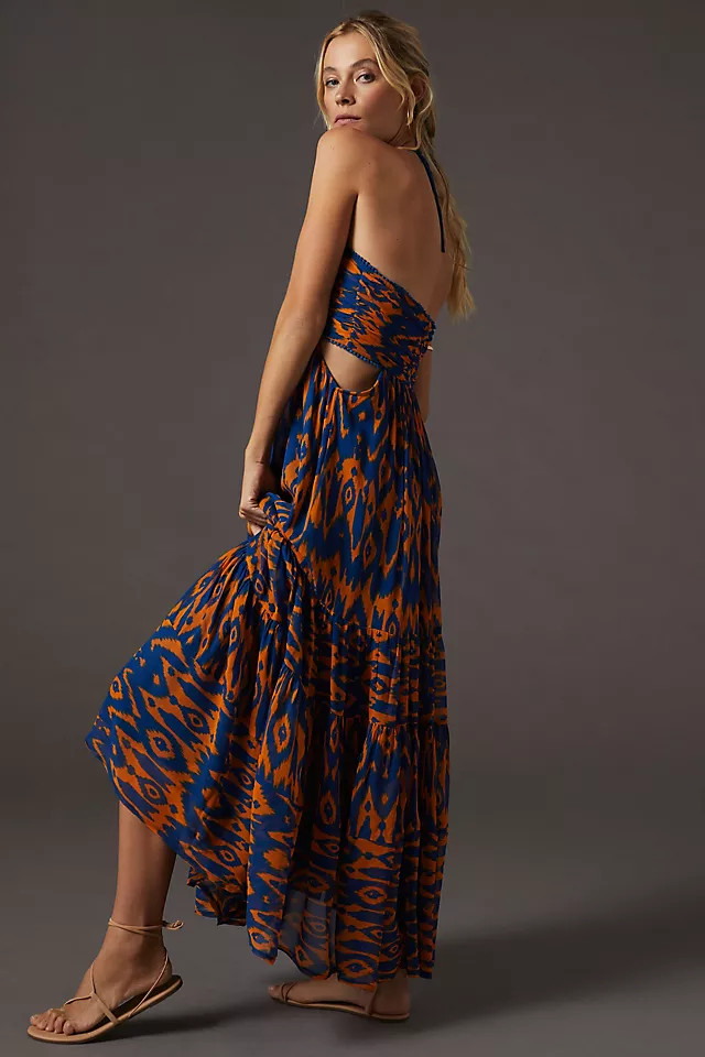 Verb by Pallavi Singhee Cut-Out Midi Dress | Anthropologie (US)