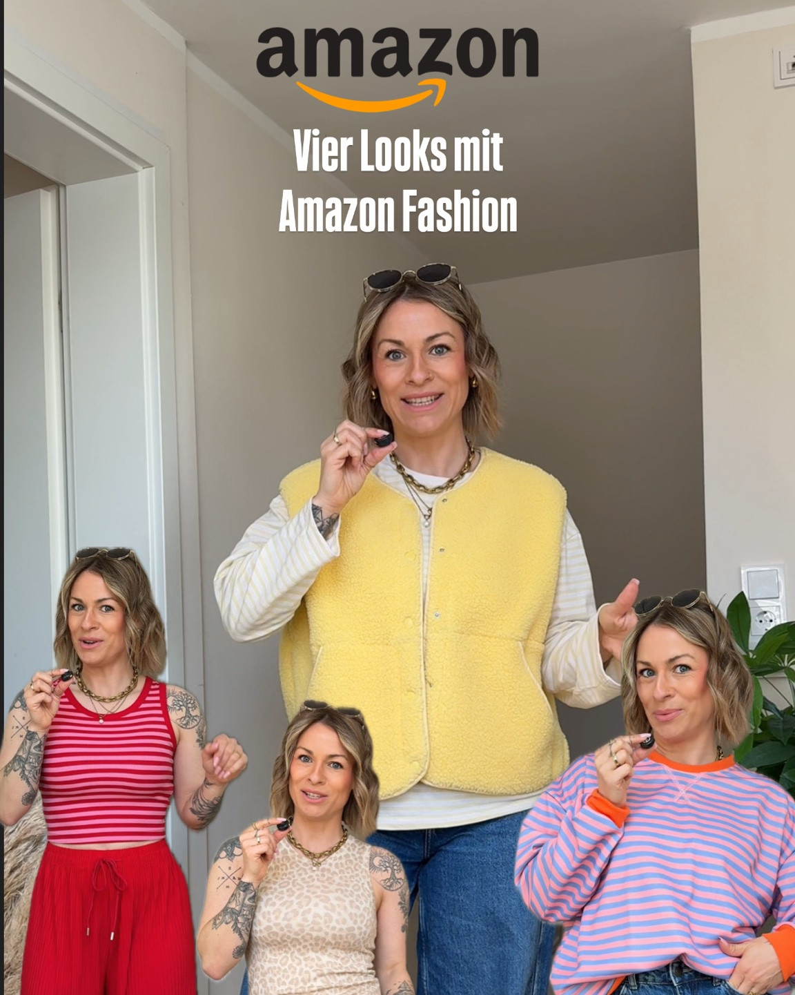 Amazon kennen wir ja alle 😎aber habt ihr auch Amazon Fashion auf dem Schirm? Ihr müsst dort unbedingt mal eure Lieblingsbrands eingeben. Es gibt viele Dinge über Amazon viel günstiger, weil die immer gute Deals am Start haben😎🔥. Aber auch neue Sachen kann man da super gut entdecken😍🔥 🔥 #ad #amazon #weste #teddyweste #streifen #jeans #longsleeve #sonnenbrille #gelb #butterlemon #gestreift #barreljeans #barrel #jdy #jjxx #amazon #amazonfashion #top #trends