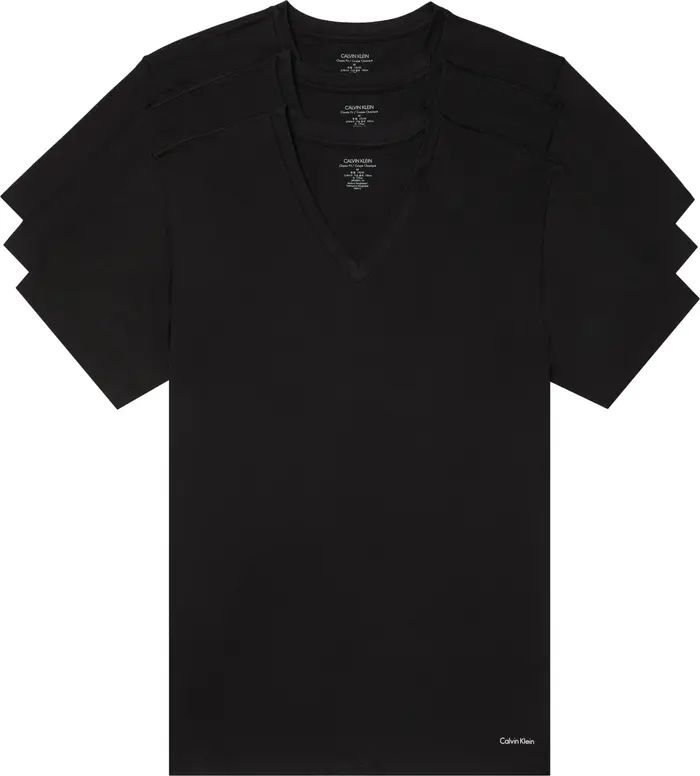 Calvin Klein 3-Pack Cotton V-Neck T-Shirt | Nordstrom | Nordstrom