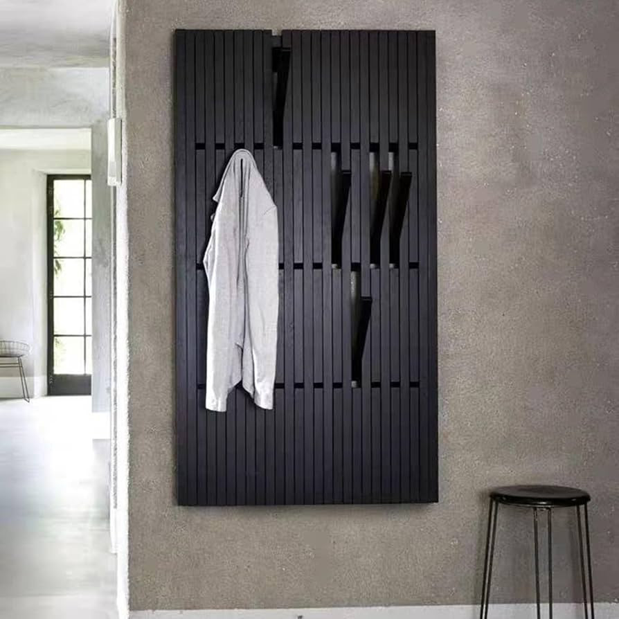 Clothes Hanger Coat Rack Wall Mounted Coat RackHooks Piano Key Hangers Natural Solid Wood Hangers... | Amazon (US)