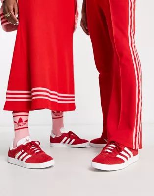 adidas Originals Gazelle trainers in power red - RED | ASOS | ASOS (Global)