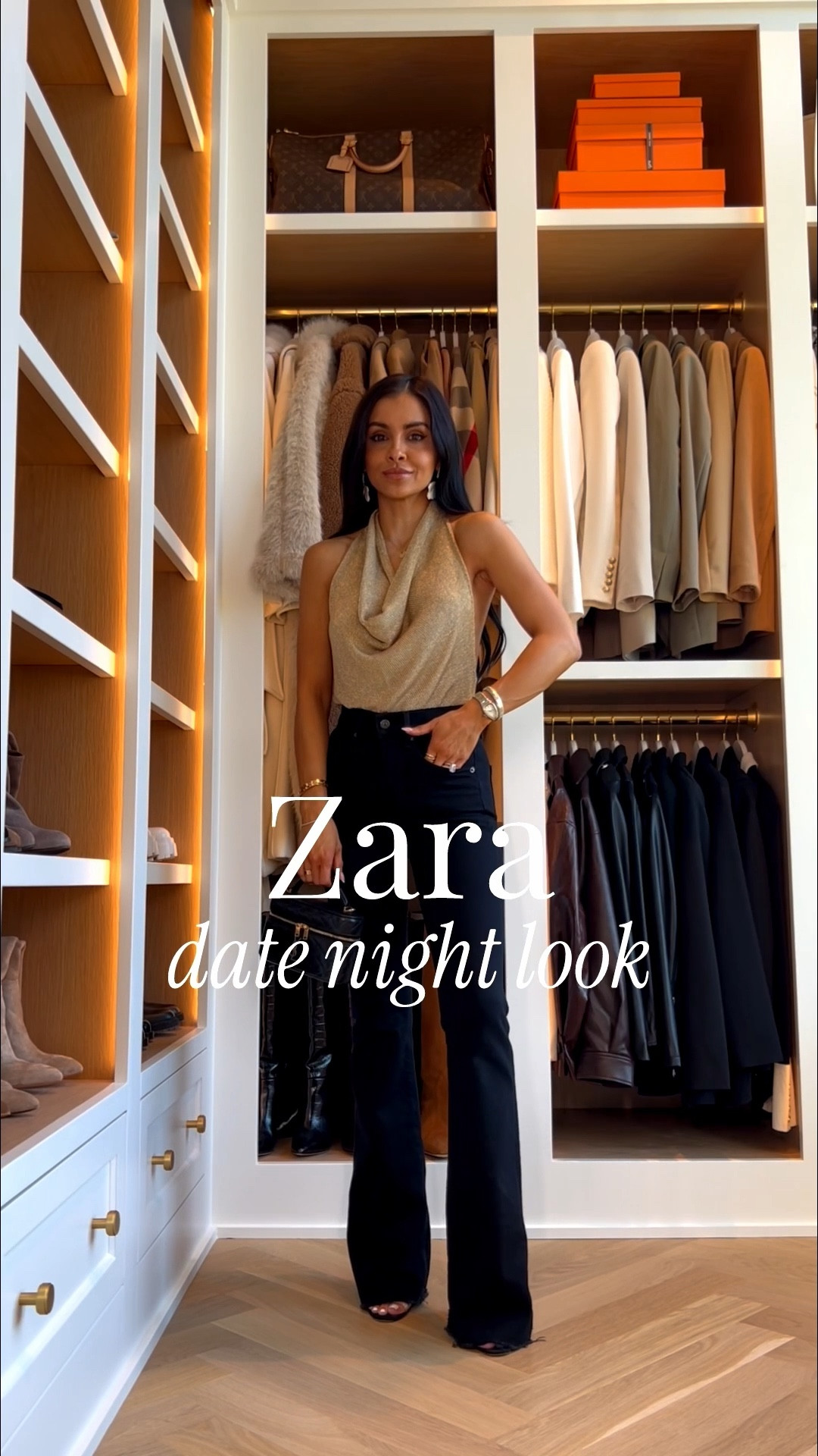 Spring date night outfit that makes you feel instantly confident. This metallic halter top is from @Zara  is so feminine and special, and I love pairing it with my most flattering Veronica beard Beverly jeans for that perfect balance of sexy and effortless. It’s one of those combinations that feels elevated but still easy to wear.

Zara halter top - size XS
Veronica beard flared denim - wearing a 24 runs TTS

miamiamine spring date night outfit black jeans flattering denim outfit feminine evening style chic spring outfit idea elevated casual date night look



#LTKOver40 #LTKootd #LTKPetite