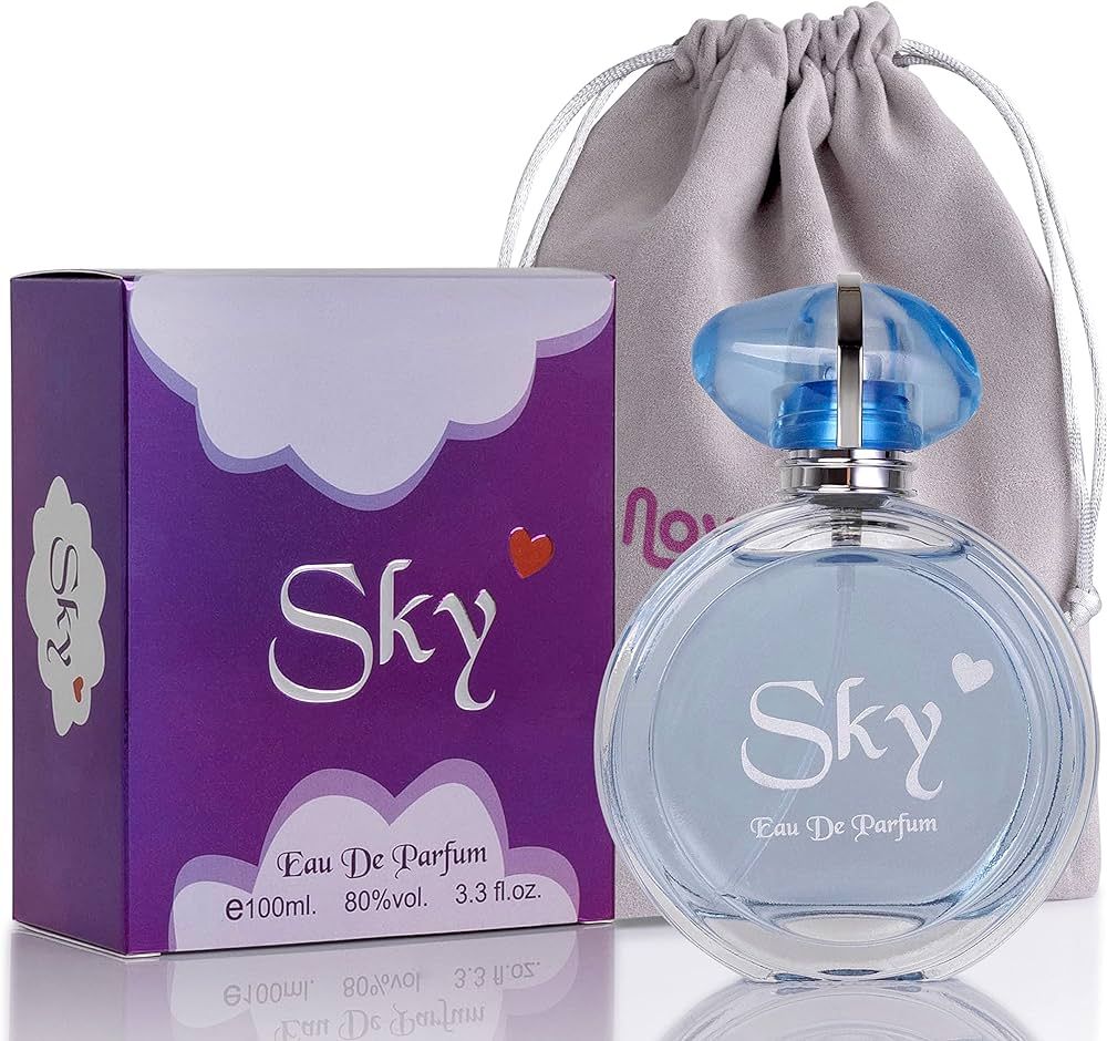 NovoGlow Sky for Women - 3.3 Fl Oz Eau De Parfum Spray - Long-Lasting Fruity Floral & Woody Scent... | Amazon (US)