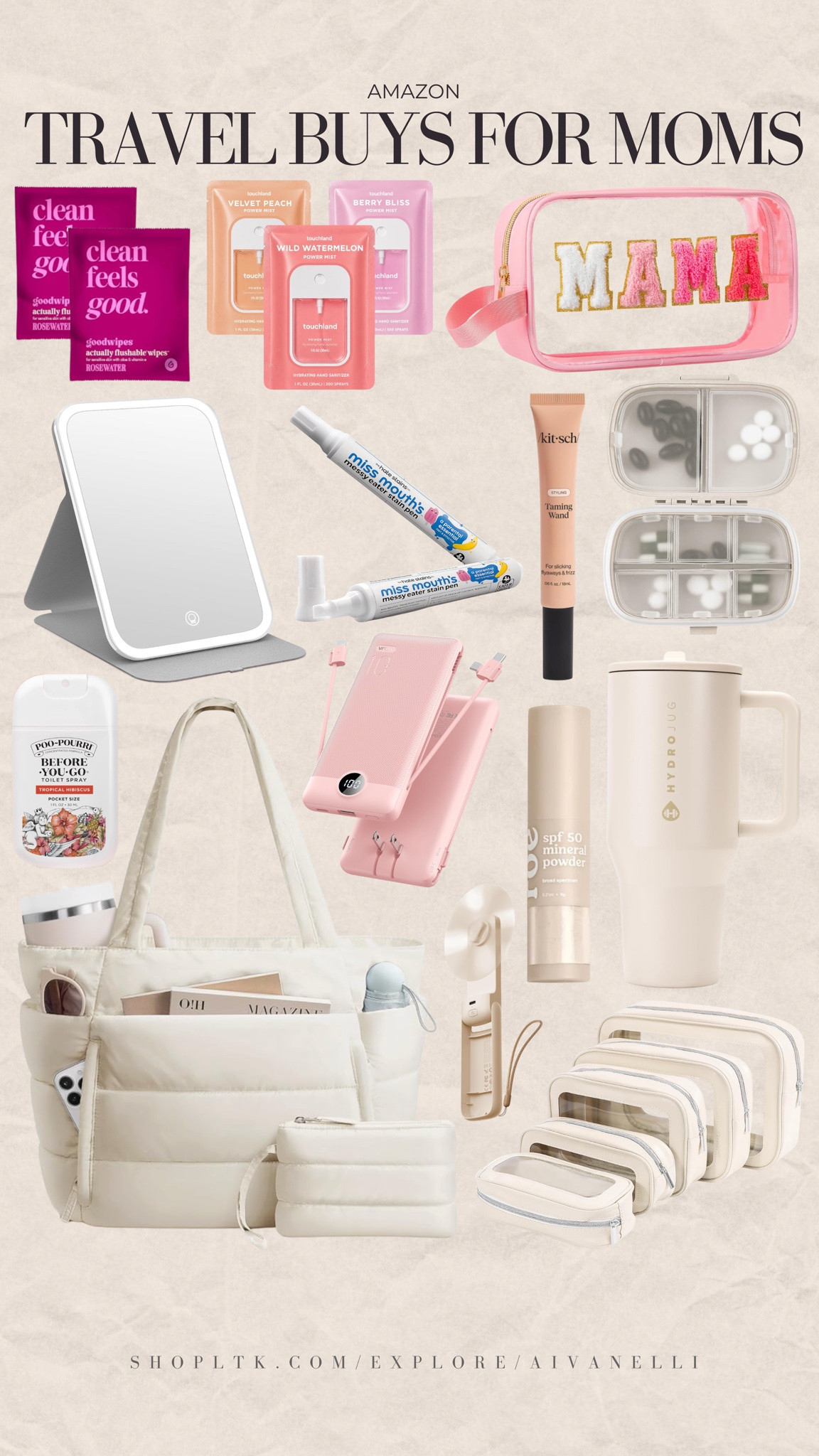 Amazon travel essentials for moms

Travel tote essentials
What’s in my tote bag
Carry on essentials
In flight essentials
Travel organization
Portable charger
Travel toiletry essentials
Noise cancelling headphones
Travel snack ideas
On the go essentials

#LTKSeasonal #LTKSaleAlert #LTKTravel