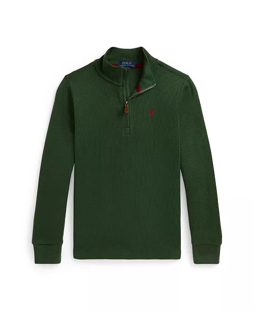 Boys' 2-7 Estate-Rib Quarter-Zip Pullover | Macy's