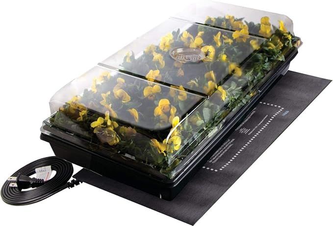 Jump Start CK64050 Germination Station w/Heat Mat Tray, 72-Cell Pack, One size, 2" Dome | Amazon (US)
