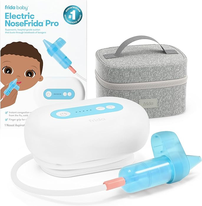 Frida Baby Electric NoseFrida Pro Nasal Aspirator for Baby, Hospital Grade Suction, Nose Sucker f... | Amazon (US)