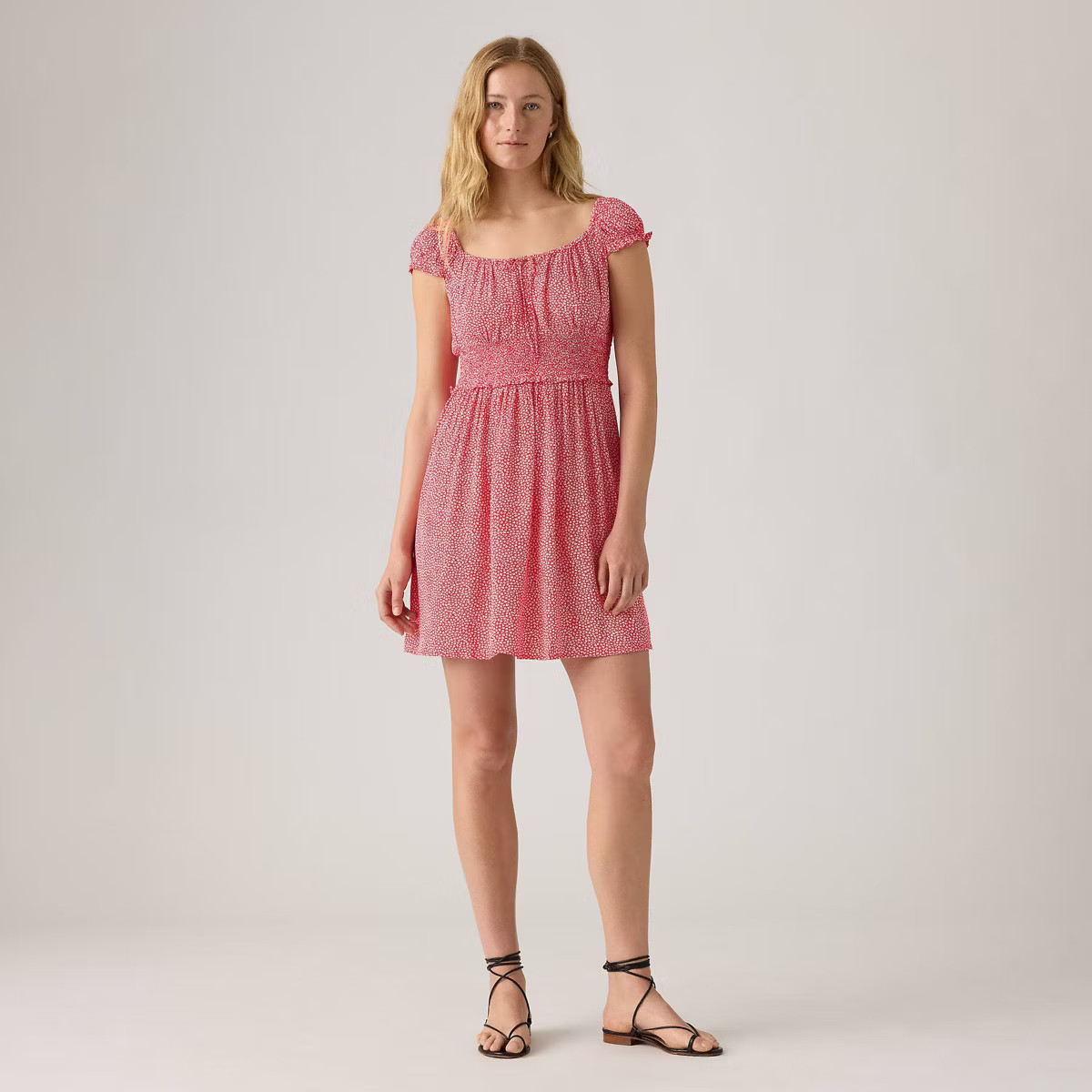 Levi's® Women's Yara Crepe Dress - Red Floral | Target