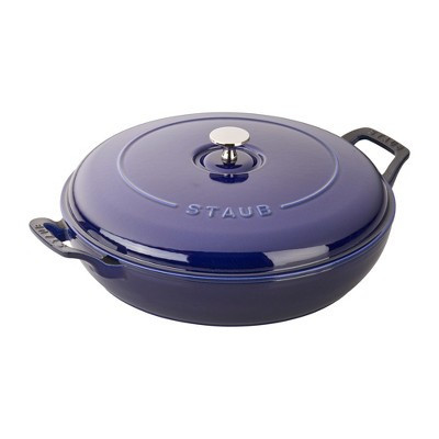 Staub Cast Iron 3.5-qt Braiser - Dark Blue | Target