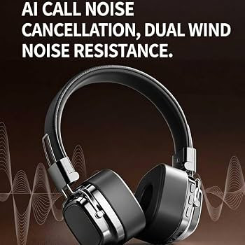 Retro Wireless Over Ear Headphones Bluetooth 5.3,40mm Composite Driver HiFi Stereo, Lightweight L... | Amazon (UK)