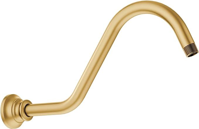 Moen Waterhill Bushed Gold 14-Inch Replacement Extension Curved Shower Arm, S113BG | Amazon (US)