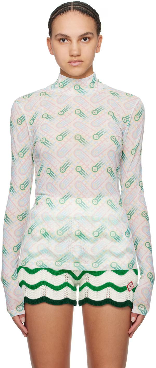 Multicolor Ping Pong Long Sleeve T-Shirt | SSENSE