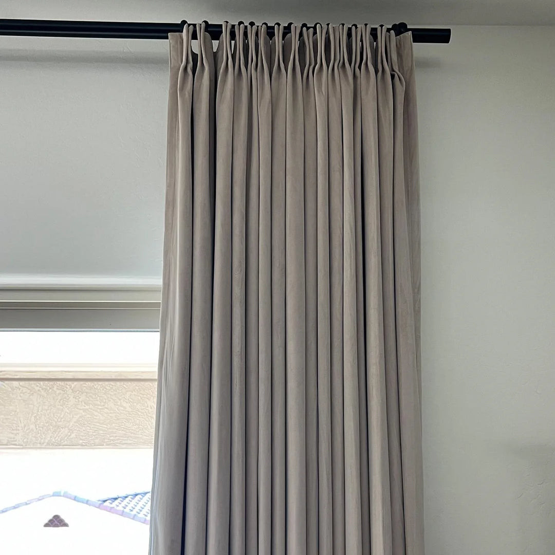 Birkin Velvet Curtain Pleated | TWOPAGES