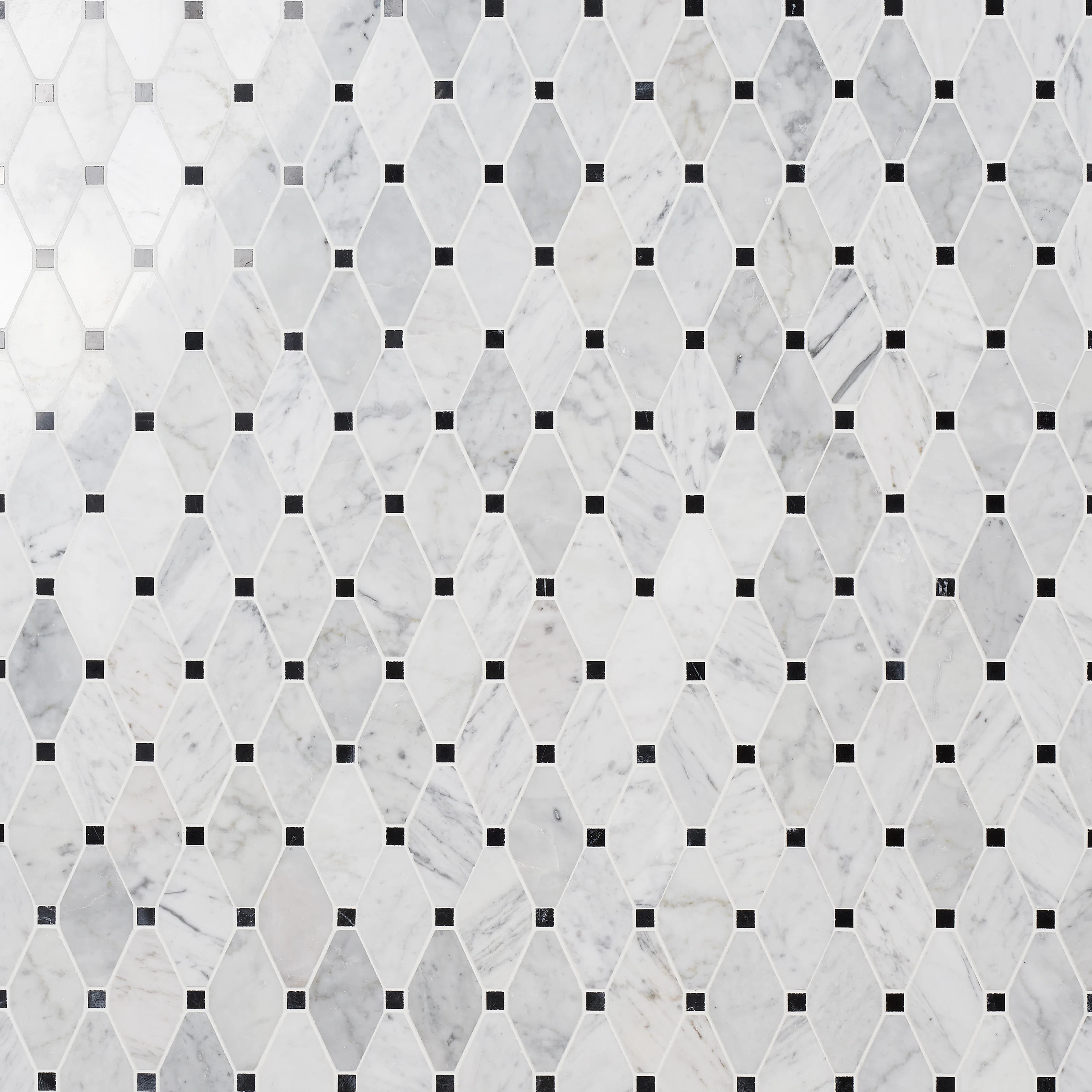 Diapson 11.87" x 13" Marble Octagon and Dot Mosaic Wall & Floor Tile | Wayfair North America