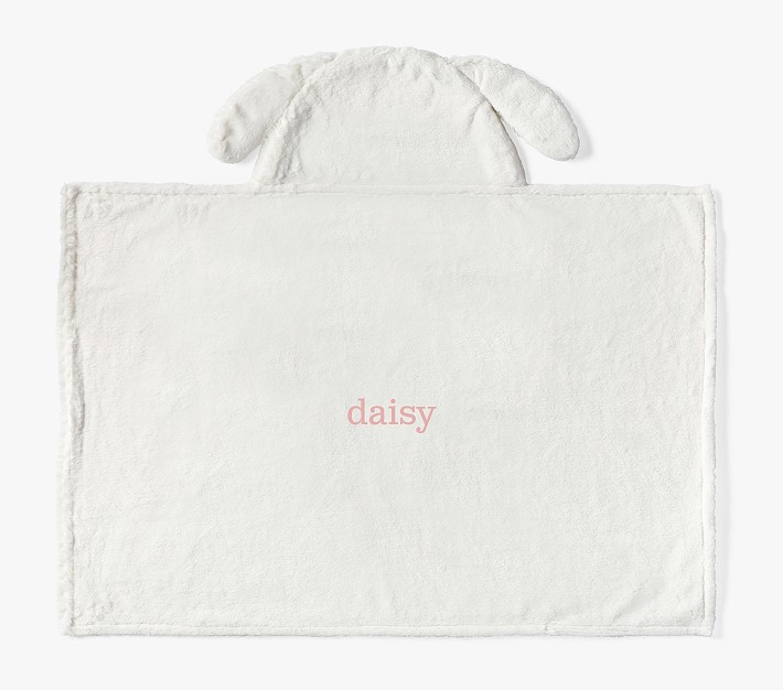 Faux Fur Bunny Baby Hooded Towel | Pottery Barn Kids