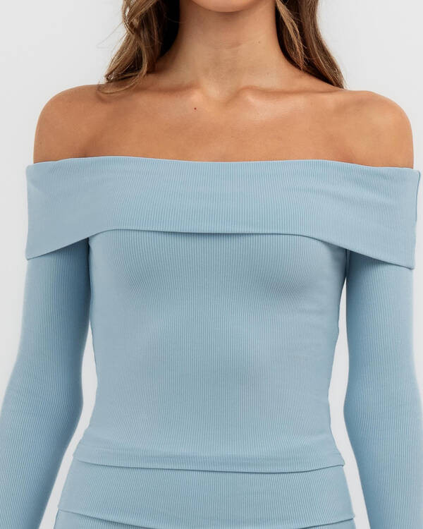 Bella Off Shoulder Long Sleeve Top | City Beach (US)