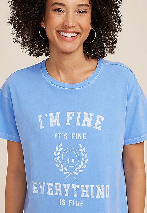 I'm Fine Graphic Tee | Maurices