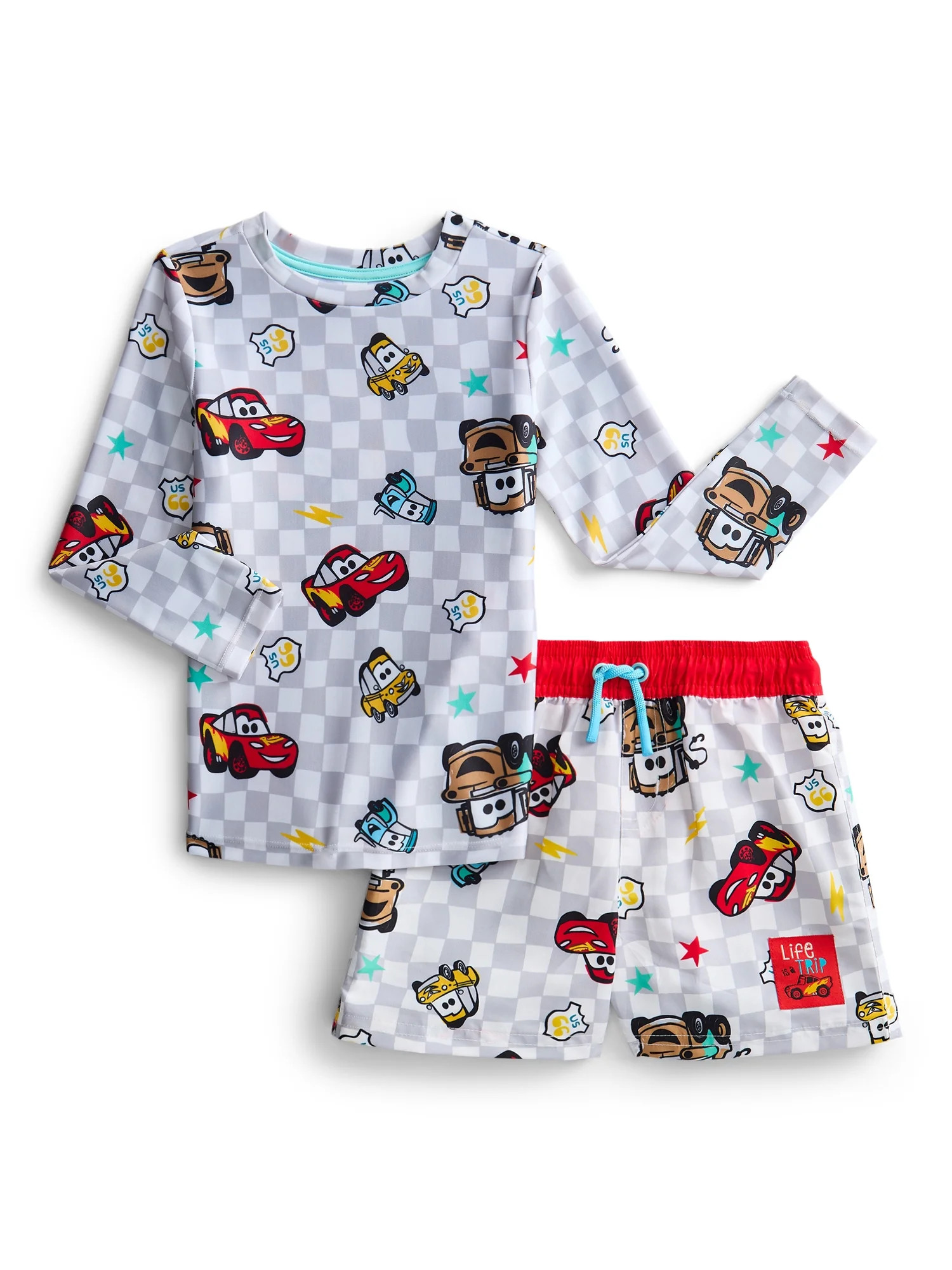 Character Toddler Boy Rash Guard Set, 2-Piece, Sizes 12M-5T | Walmart (US)