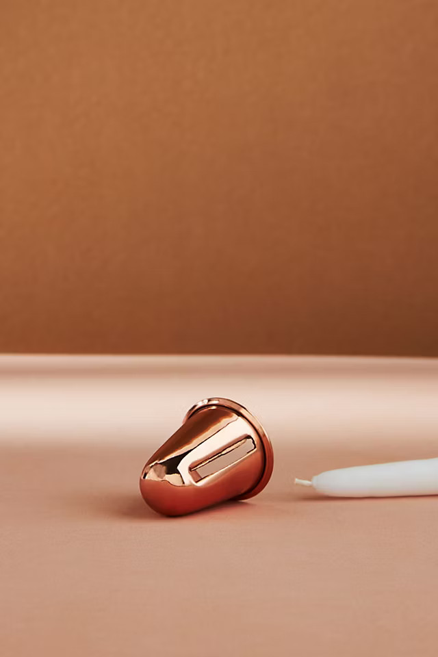 Copper Taper Candle Sharpener | Anthropologie (US)