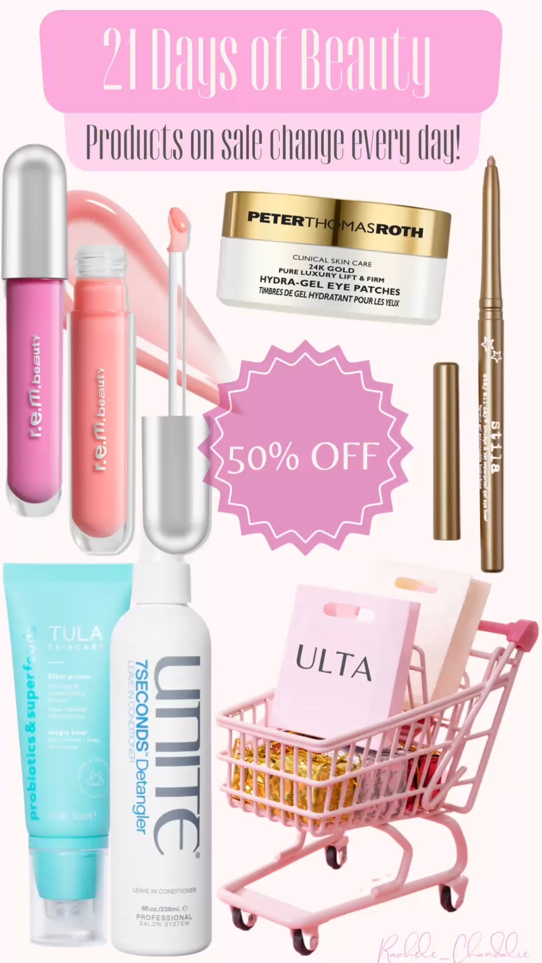 ULTA
21 DAYS OF BEAUTY
🤍

Ulta sale, Makeup, Lipstick, Peter Thomas Roth, Unite, Tinted Primer, Tula, Waterproof Eyeliner, Stila, Bed Head, Lorac, Innersense, Anti Aging

#LTKSpringSale #LTKSaleAlert #LTKBeauty