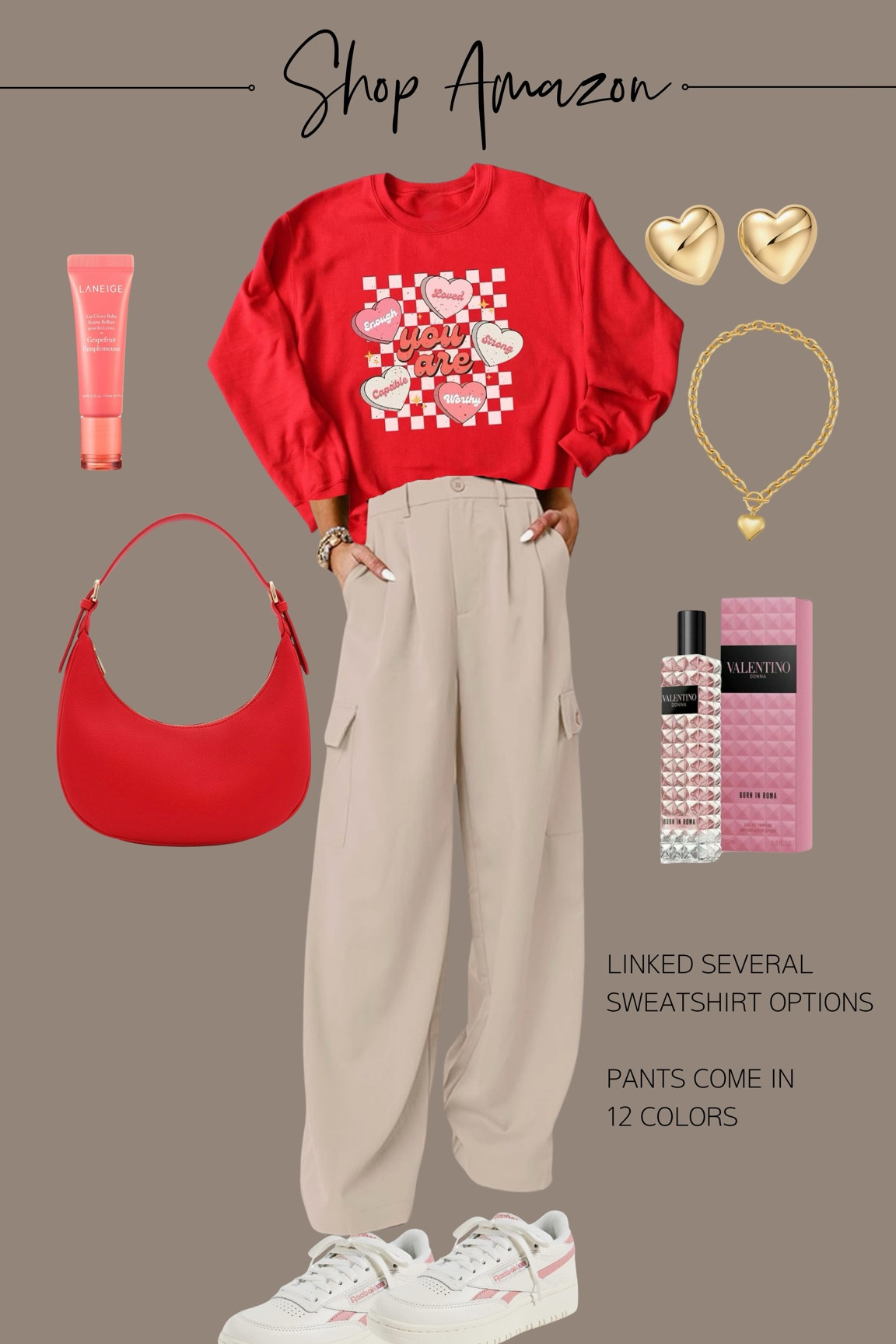 Fun Valentine’s Day Outfit! ❤️ Link several sweatshirt options!! 💕

#LTKStyleTip #LTKOver40 #LTKSeasonal