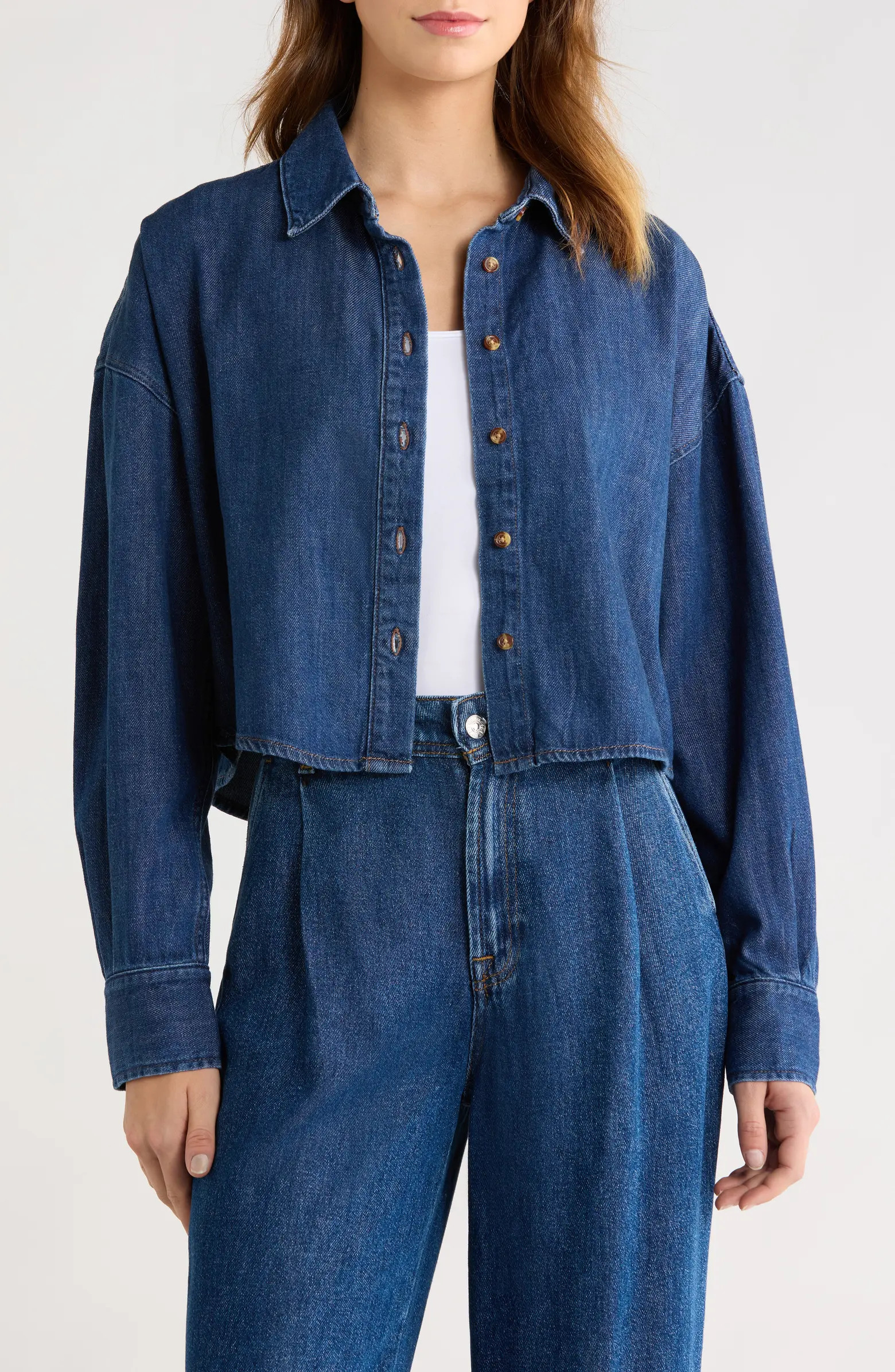 The Ex-Boyfriend Crop Shirt | Nordstrom