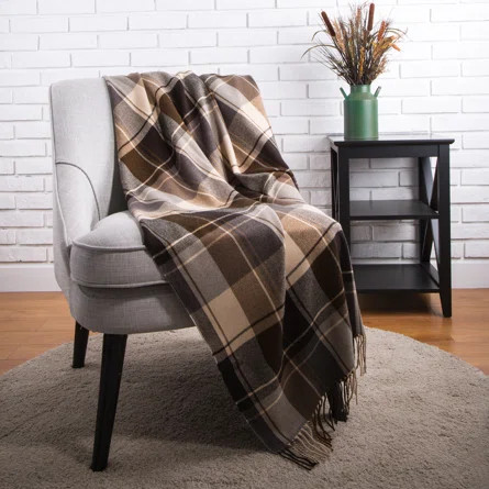 Lark Manor Hittle Plaid Woven Throw | Wayfair | Wayfair North America