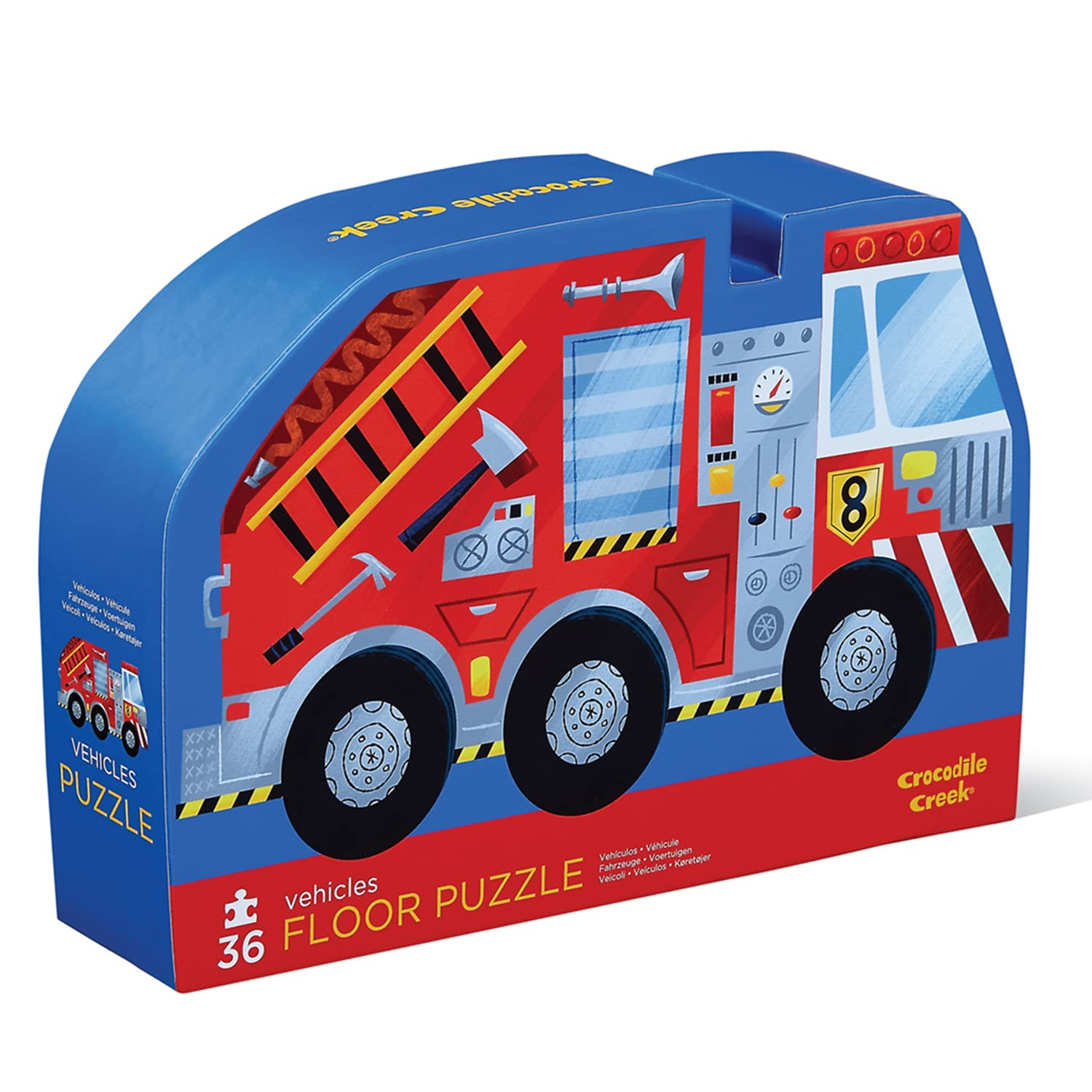 Crocodile Creek 36-Piece Jigsaw Floor Puzzle - Fun Floor Puzzles for Kids Ages 3-5 - Heavy-Duty S... | Amazon (US)