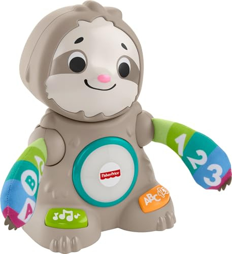 Fisher-Price Linkimals Learning Toy Smooth Moves Sloth with Interactive Music and Lights for Infants and Toddlers | Amazon (US)
